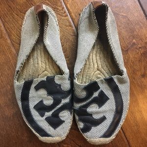 Tory Burch Lonnie espadrille flat size 8